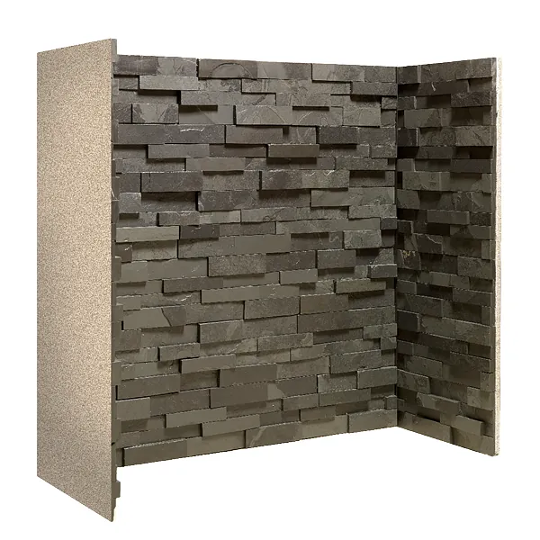 Staggered Black Slate