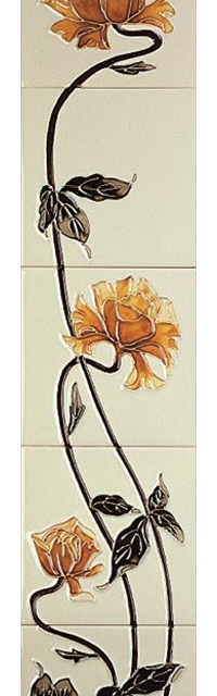 Sweeping Rose Tiles