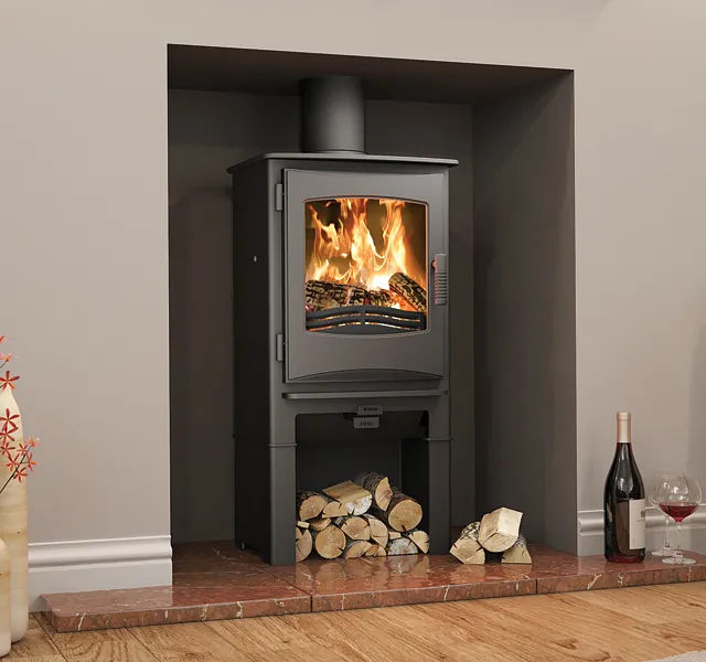 Ignite 5 Multifuel Stove log store