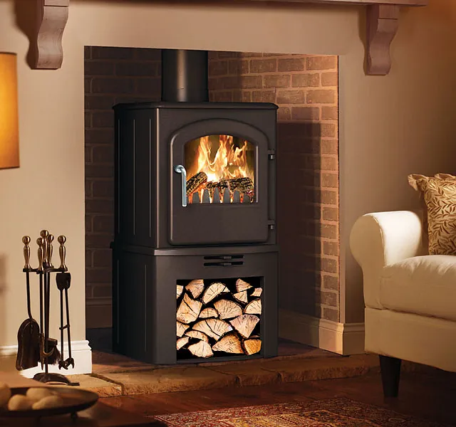 Serrano 5 SE Multifuel Stove log store