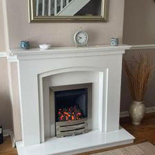 Pacific Arch marble fireplace
